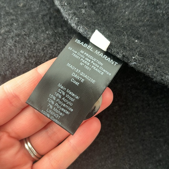 Isabel Marant Etoile Dante coat - Picture 3 of 4